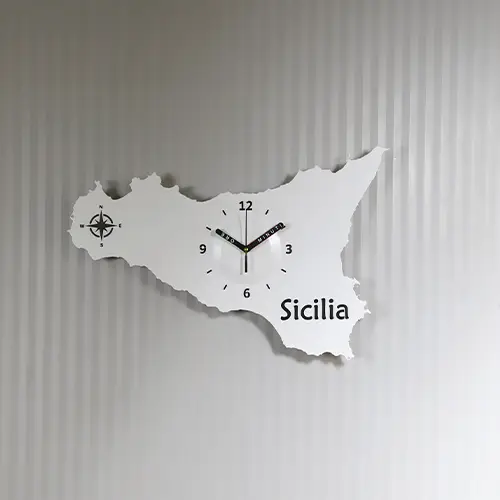 Orologio da parete artigianale - Sicilia